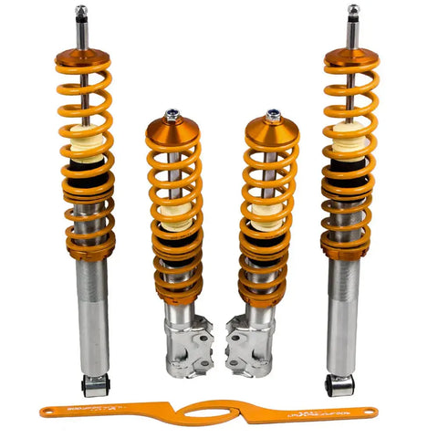 Coilover Set compatible for VW Golf MK2 MK3 83-98 JETTA Mk2 84-92 A2 A3 Shock Absorber MAXPEEDINGRODS