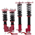 Coilover Shocks Kits compatible for Dodge Neon 00-05 and compatible for SRT-4 03-05 24 Ways Adj. Damper Red MAXPEEDINGRODS