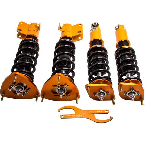 Coilover Struts Shock Suspension Kit compatible for Subaru Impreza 2008-2011 Adj. Damper MAXPEEDINGRODS