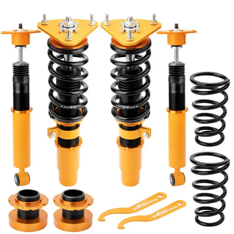 Coilover Suspension Kit compatible for Mazda 3 Hatchback 2004-09 Adj. Height Struts Shocks MAXPEEDINGRODS