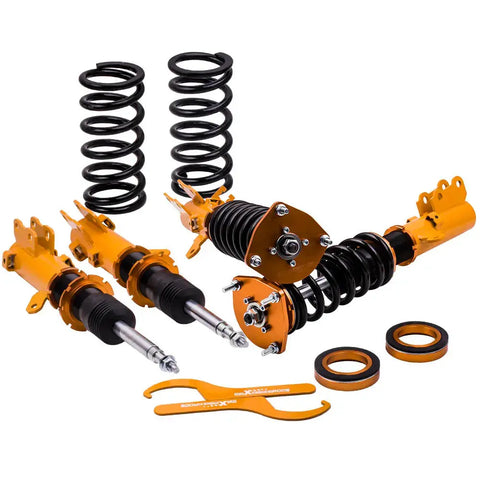 Coilovers Kit compatible for Hyundai Tiburon SE Coupe 2005-2008 Adj. Height Shocks Struts MAXPEEDINGRODS