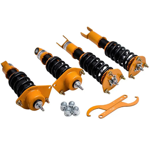 Coilovers Lowering Suspension Kit compatible for Mazda RX-8 RX8 2004-2011 Adj. Damper MAXPEEDINGRODS