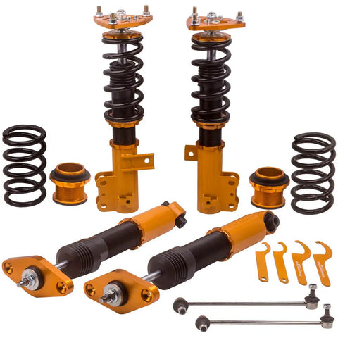 Coilovers Set compatible for Hyundai Genesis Coupe 2-Door 2011-15 Shock Absorber Adj Height MAXPEEDINGRODS