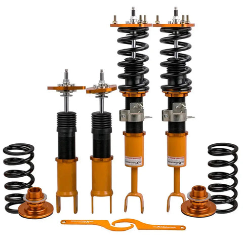 Coilovers Shock Absorber Kits compatible for Nissan 350z coilovers Z33 03-08 Adj. Damper MAXPEEDINGRODS