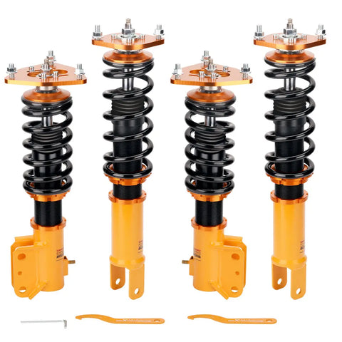 Coilovers Struts Kit Compatible for Mitsubishi Lancer Evolution VII （EVO 7) CT9A 2001-2003 MAXPEEDINGRODS