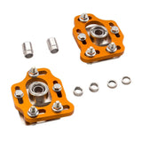 Compatible for Ford Mustang Coilover Camber Caster Plate Kit ±3 1979-1989 Top Mount Pair MAXPEEDINGRODS