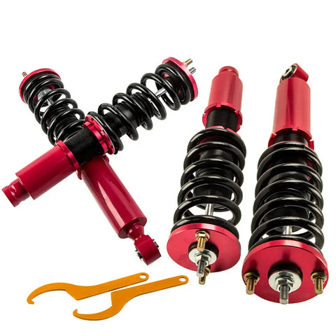 Compatible for Honda CR-V 1996 - 2001 Adjustable Height Coil Springs Coilovers Lowering Kits MAXPEEDINGRODS