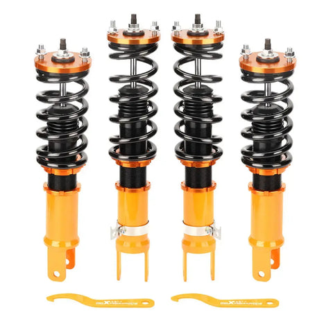 Compatible for Honda S2000 S2K AP1 AP2 2000 - 2009 Adjustable Height Coilovers Shock Absorber Struts MAXPEEDINGRODS