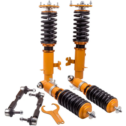 Compatible for MINI Clubman R5 2007–2014 Adjustable Height Shock Absorbers Tuning Coilovers Kit MAXPEEDINGRODS