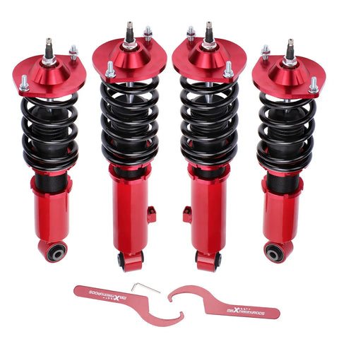 Compatible for Mazda Miata Base Convertible 2D 1999-2005 Adjustable Damper Coilovers Suspension Kit MAXPEEDINGRODS