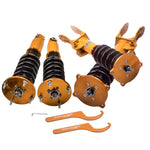 Compatible for Porsche Cayenne 2002-2010 Adjustable Damper Shocks Complete Coilovers Kit MAXPEEDINGRODS