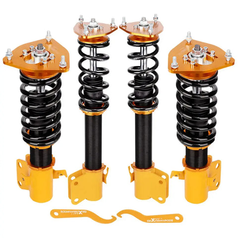 Compatible for Subaru Impreza 02-07EJ20 EJ25 GDB Adj Height Coilovers Spring struts MAXPEEDINGRODS