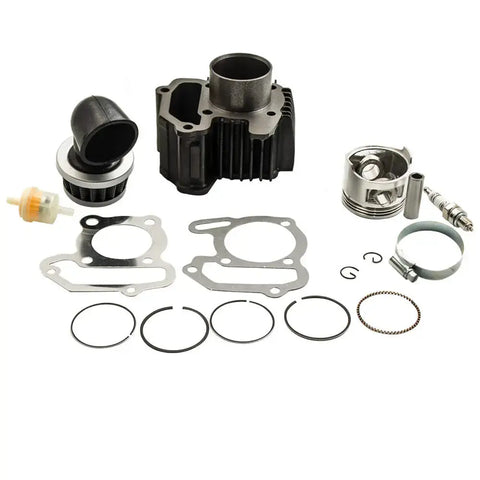 Compatible for Yamaha Badger 80 Yfm80 Cylinder Piston Gasket Top End Kit Full Set 85-2001 MAXPEEDINGRODS UK