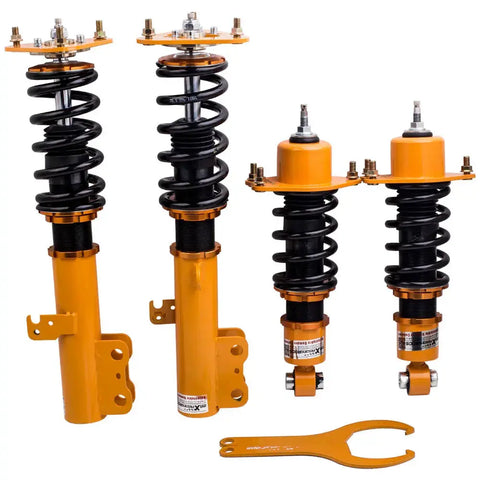 Complete Coilovers Kits Compatible for Scion tC 2005-2010 Adjustable Height Shock Struts MAXPEEDINGRODS