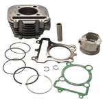 Cylinder Piston Gasket compatible for Yamaha Timberwolf 250 Top End Kit Set 1992-2000 MAXPEEDINGRODS