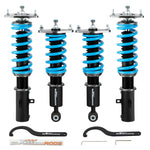 FRONT REAR COILOVER DAMPER KIT compatible for SUBARU OUTBACK 10-14 W/ CAMBER PLATES MAXPEEDINGRODS