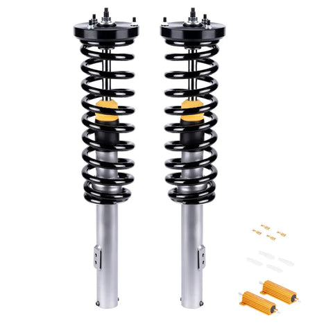 Front Air to Coil Spring Suspension Conversion Kit Compatible for Mercedes-Benz S Class S430 2000-2006 MAXPEEDINGRODS