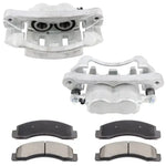 Front Brake Calipers And Ceramic Pads For Ford Excursion F-250 F-350 Super Duty ECCPP