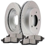 Front Brake Pads And Rotors For Ford F-150 XLT XL STX Lariat FX4 Flotillera ECCPP