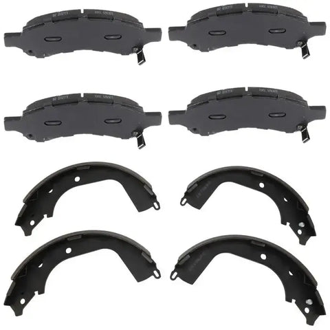 Front Brake Pads & Brake Shoes For 09-12 Chevrolet Colorado GMC Canyon ECCPP