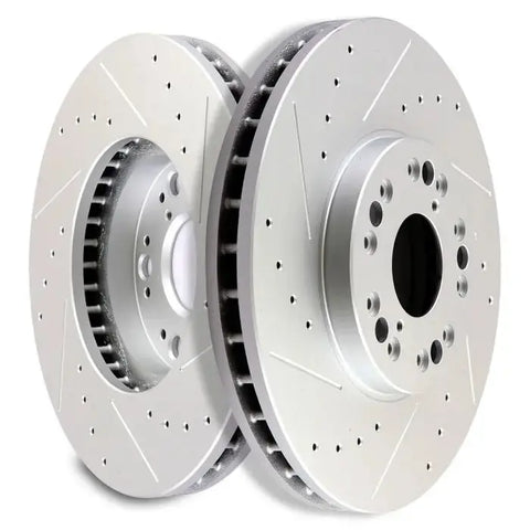 Front Brake Rotors Drilled And Slotted For Lexus GS300 GS430 LS400 SC430 GS400 ECCPP