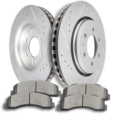 Front Ceramic Brake Pads And Rotors For 10-18 Ford Expedition Lincoln Navigator ECCPP