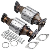 Front L+R Catalytic Converter compatible for Nissan Frontier Pathfinder Xterra NV 4.0L V6 Bank 2 Bank 1 MAXPEEDINGRODS UK