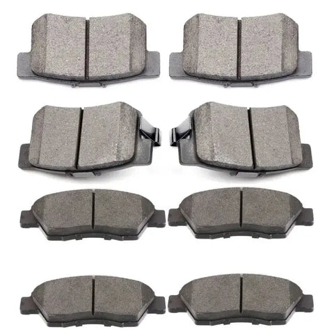 Front Rear Ceramic Brake Pads For 2002-2006 Acura RSX 2004-2005 Honda Civic ECCPP