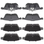 Front Rear Ceramic Brake Pads For 2006-2007 Mazda 6 8pcs Slotted ECCPP