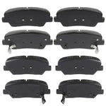 Front Rear Ceramic Brake Pads For 2010-2012 Hyundai Santa Fe 2014 Kia Sorento ECCPP