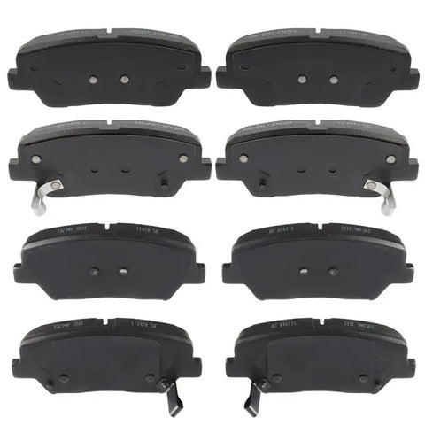 Front Rear Ceramic Brake Pads For 2010-2012 Hyundai Santa Fe 2014 Kia Sorento ECCPP