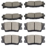 Front Rear Ceramic Brake Pads For Lexus ES300h Lexus ES350 Toyota Camry Avalon ECCPP