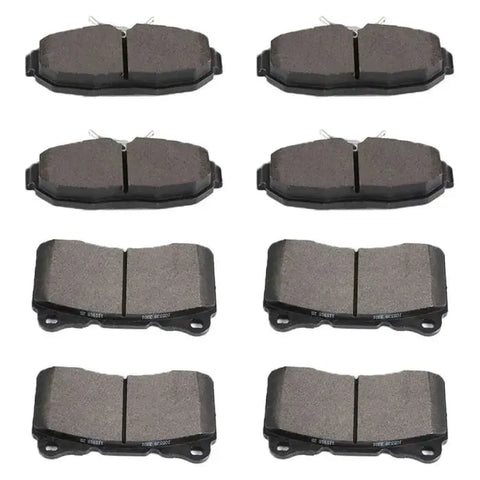 Front and Rear Brake Ceramic Pads For 2011 12 13 2014 Ford Mustang Anti Noise ECCPP