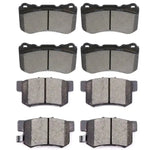 Front and Rear Brake Ceramic Pads For Acura TL & TL-S 2004 - 2008 Performance ECCPP