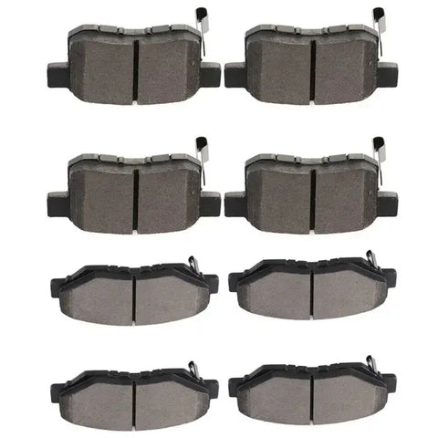 Front and Rear Brake Ceramic Pads For Honda Accord Coupe 2008 - 2010 Performance ECCPP