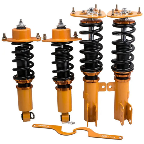 Full Coilovers Kits compatible for Toyota Corolla 09-17 E140 E170 Adj. Height Shocks Struts MAXPEEDINGRODS