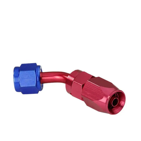 -6An An6 6-An Universal 45 Swivel Oil/Fuel/Gas Line Hose End Fitting Adaptor DNA MOTORING