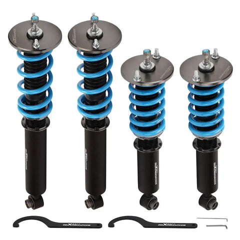 Height and Damper Adjustable Coilover kits Compatible for Nissan Skyline R33 GTS GTST 1993-1998 MAXPEEDINGRODS