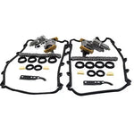 Left + Right compatible for AUDI 4.2L V8 Timing Chain Tensioner Gasket Set Kit -- Pair MAXPEEDINGRODS