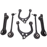 Compatible for Chrysler 300 Control Arm Kit Uppers w/ Lower Forward and Rearward 6 Piece MAXPEEDINGRODS