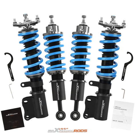 MaXpeedingrods Coilovers Coils Kit compatible for Mitsubishi Lancer 08-16 Adjustable Damper MAXPEEDINGRODS