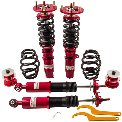 Maxpeedingrods 24 Ways Adjustable Coilovers Suspension Kit compatible for BMW E46 M3 1998-2006 MAXPEEDINGRODS