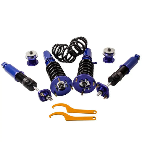 Maxpeedingrods Shock Absorbers Height Adjustble Coilovers Kit compatible for BMW E46 3 Series 1998-2006 MAXPEEDINGRODS