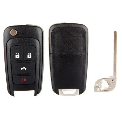 Qty(4) Car Smart Keyless Entry Car Remote Flip Key Fob For 2013 Chevrolet Buick ECCPP