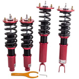 Racing Coilovers compatible for Honda Accord CL 97-99 compatible for Acura 97-99 CB CD 24 Ways Damper Shocks MAXPEEDINGRODS