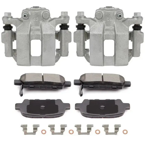 Rear Brake Calipers And Ceramic For Pads Infiniti G35 2003 2004 2005 ECCPP