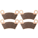 2 Pairs Brake Pads Front/Rear For Polaris Diesel Ranger 900 2011-2014 Sintered ECCPP