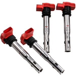 Set of 4 Ignition Coil Pack compatible for Audi A4 A5 R8  compatible for VW Golf GTI 2.0T FSI 06E905115C MAXPEEDINGRODS