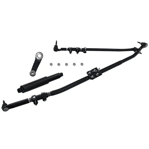 Steering Linkage Drag Link Tie Rod Upgrade Kit compatible for Dodge Ram 03-13 52122362 MAXPEEDINGRODS