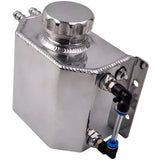 Universal Aluminum 1000ml Coolant Radiator Overflow Recovery Oil Tank Bottle MAXPEEDINGRODS